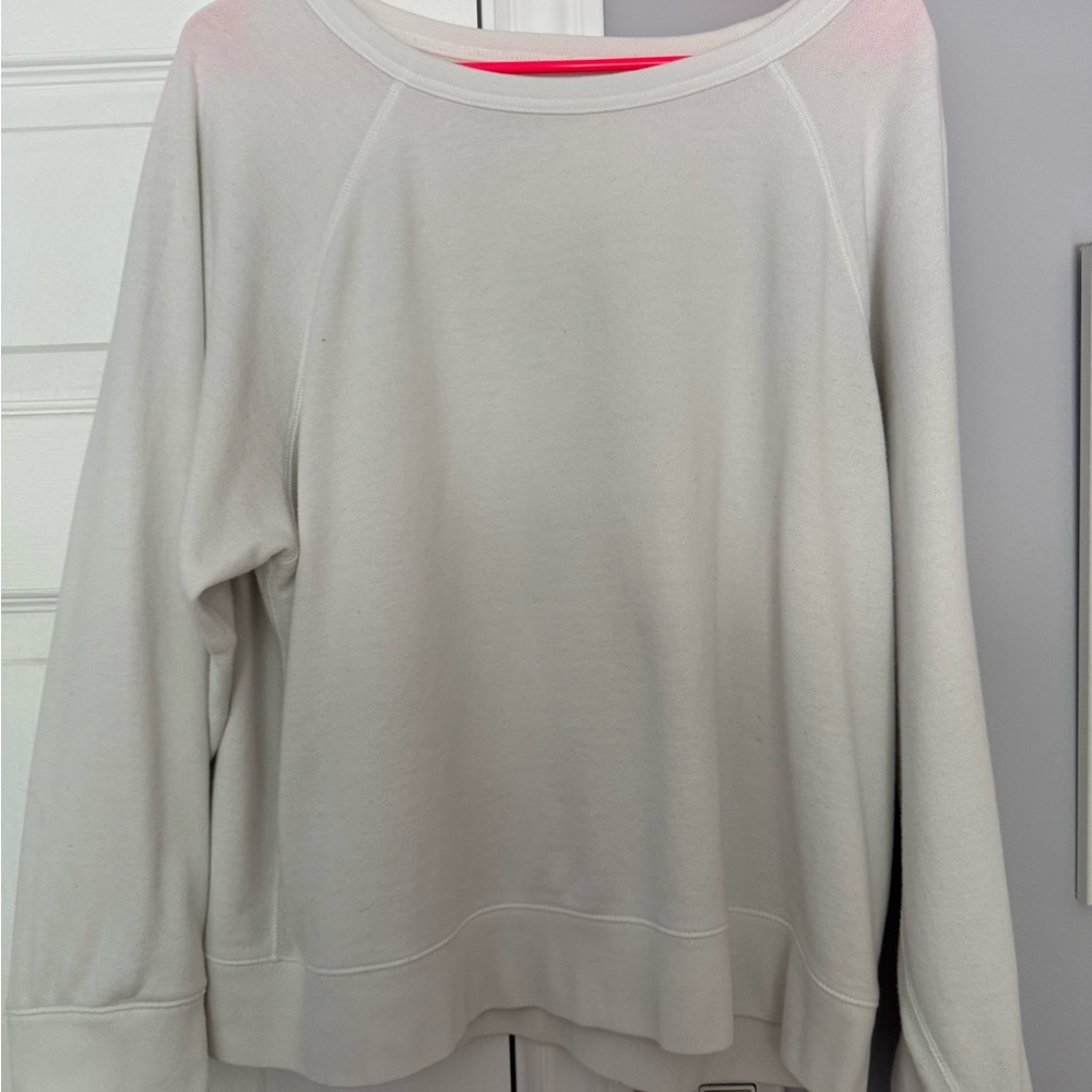 Everlane Classic White Sweatshirt